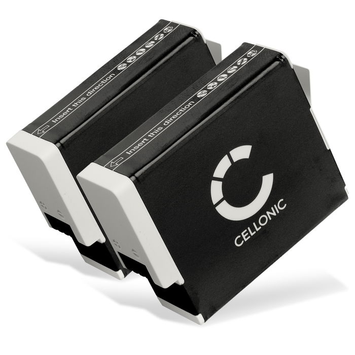 2x Akku kameraan GoPro Hero 12 11 10 9, AHDBT-901 - AHDBT-901C (1730mAh, 3.85V) tuotemerkiltä CELLONIC