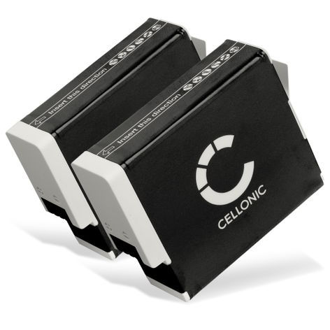 2x Akku kameraan GoPro Hero 12, 10, 11, 9, 12 black; AHDBT-901 - AHDBT-901C (1730 mAh, 3,85 V) tuotemerkiltä CELLONIC