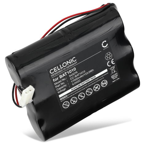 Vaihtoakku laitteelle Silentron 5501; 5503; 5532 BAT1010 (17000 mAh, 9 V) tuotemerkiltä CELLONIC