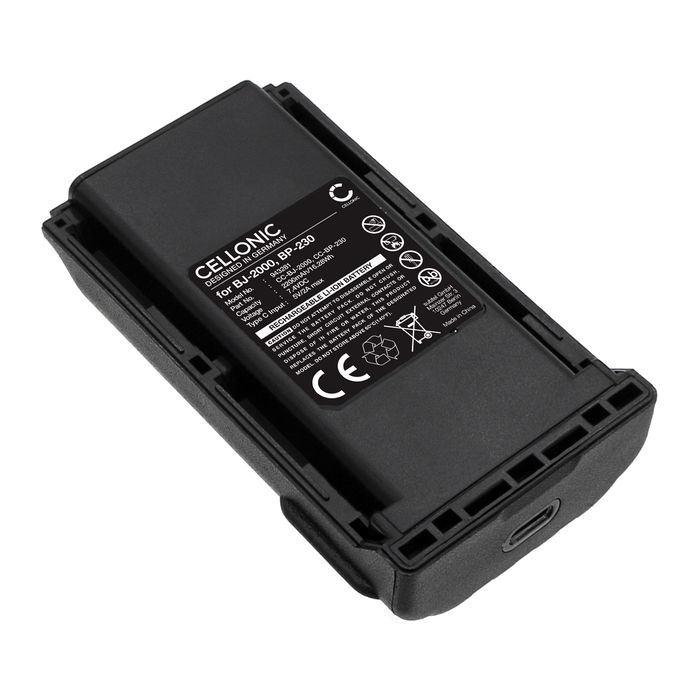 Akku radiopuhelimeen Icom IC-4011, IC-A14, IC-A14S, IC-F14, IC-F14S, IC-F15, IC-F15S, IC-F16 - Li Ion, 2200mAh  tuotemerkiltä CELLONIC