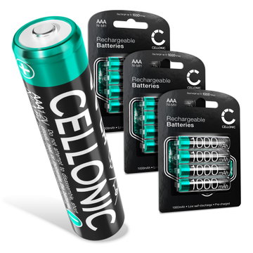 12x AAA Akku varten Siemens Gigaset A400, A415, AS405, A510, AS690, C430, C530HX, CL660HX, E560, E290A - (1000mAh)