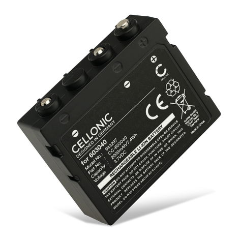 Vaihtoakku laitteelle Ledlenser H7R Core, SE; H7 SE; H7.2 603040 (2000 mAh, 3,7 V) tuotemerkiltä CELLONIC