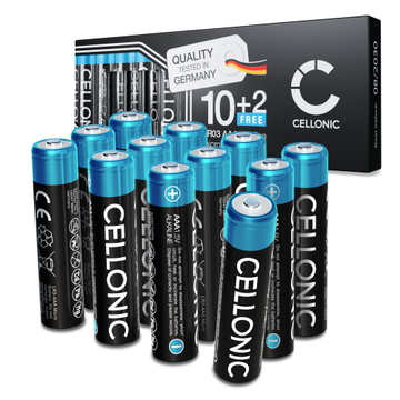 12x Paristo AAA 1250mAh – CELLONIC