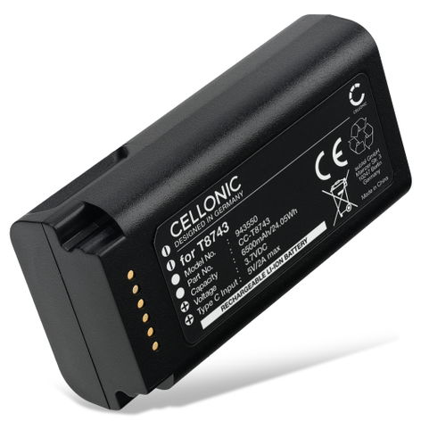 Vaihtoakku laitteelle Eufy Video Doorbell E340 T8743 (6500 mAh, 3,7 V) tuotemerkiltä CELLONIC