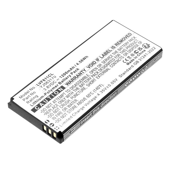Akku pöytäpuhelimeen Fanvil Linkvil W611W, W610W - 1200mAh tuotemerkiltä CELLONIC