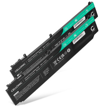 2x Akku tietokoneeseen Lenovo ThinkPad T460s, T470s, Lenovo 00HW022, 00HW023, SB10F46461 - 11.4V 2000mAh tuotemerkiltä CELLONIC