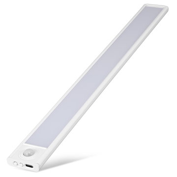 40cm Ladattava LED-valolista | Liiketunnistin | 3 Värilämpötilaa (3000K/4000K/6000K) | Langaton Magneettinen Kaappivalo CELLONIC