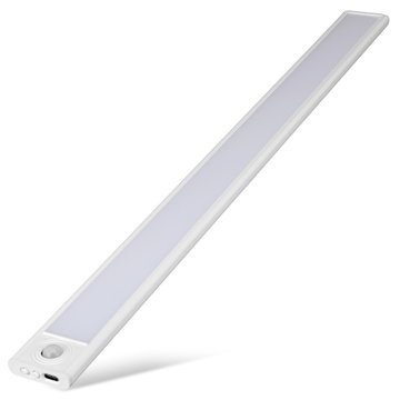 50cm Ladattava LED-valolista | Liiketunnistin | 3 Värilämpötilaa (3000K/4000K/6000K) | Langaton Magneettinen Kaappivalo CELLONIC