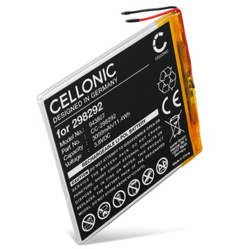 Akku Archos 70 Oxygen, AC70OX, AC70OXV2, Archos 298292, GPC298292 tablettiin - 3000mAh tuotemerkiltä CELLONIC