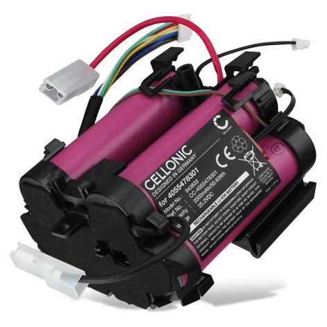 Akku AEG PQ91ANIMA; AEG QX 9 1 50 IB; PQ91-50MB imuriin - 4055478301 (2000 mAh, 25,2 V) tuotemerkiltä CELLONIC