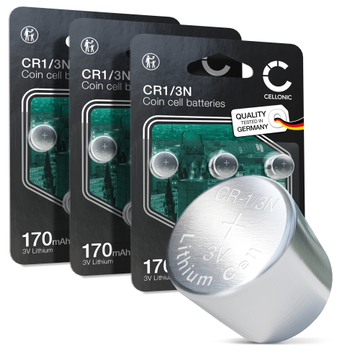 15x Nappiparisto CR1/3N 3V 170mAh tuotemerkiltä CELLONIC