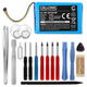 1x Akku 361-00133-00 (2600 mAh, 3,7 V) + työkalut