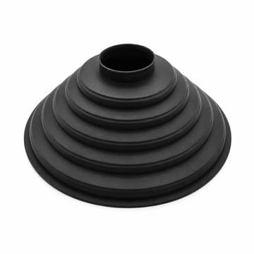 1x Lens Hood Universal 50-70mm – Collapsible, Rubber, Snap-On: Outside Handle / Side Pinch from CELLONIC